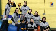 استایل دختران والیبالیست ایرانی با چادرهای گل گلی
