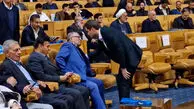 خوش و بش هنرمند استقلالی با روشن و مظلومی