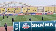 تشویق اسکوچیچ هنگام ورود به زمین از سوی هواداران تیم تراکتور
