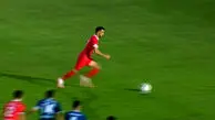گل اول پرسپولیس به گل گهر توسط علی علیپور