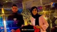 سلام نظامی سهیلا منصوریان روی سکوی قهرمانی