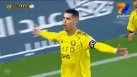 گل اول النصر به الاخدود توسط رونالدو