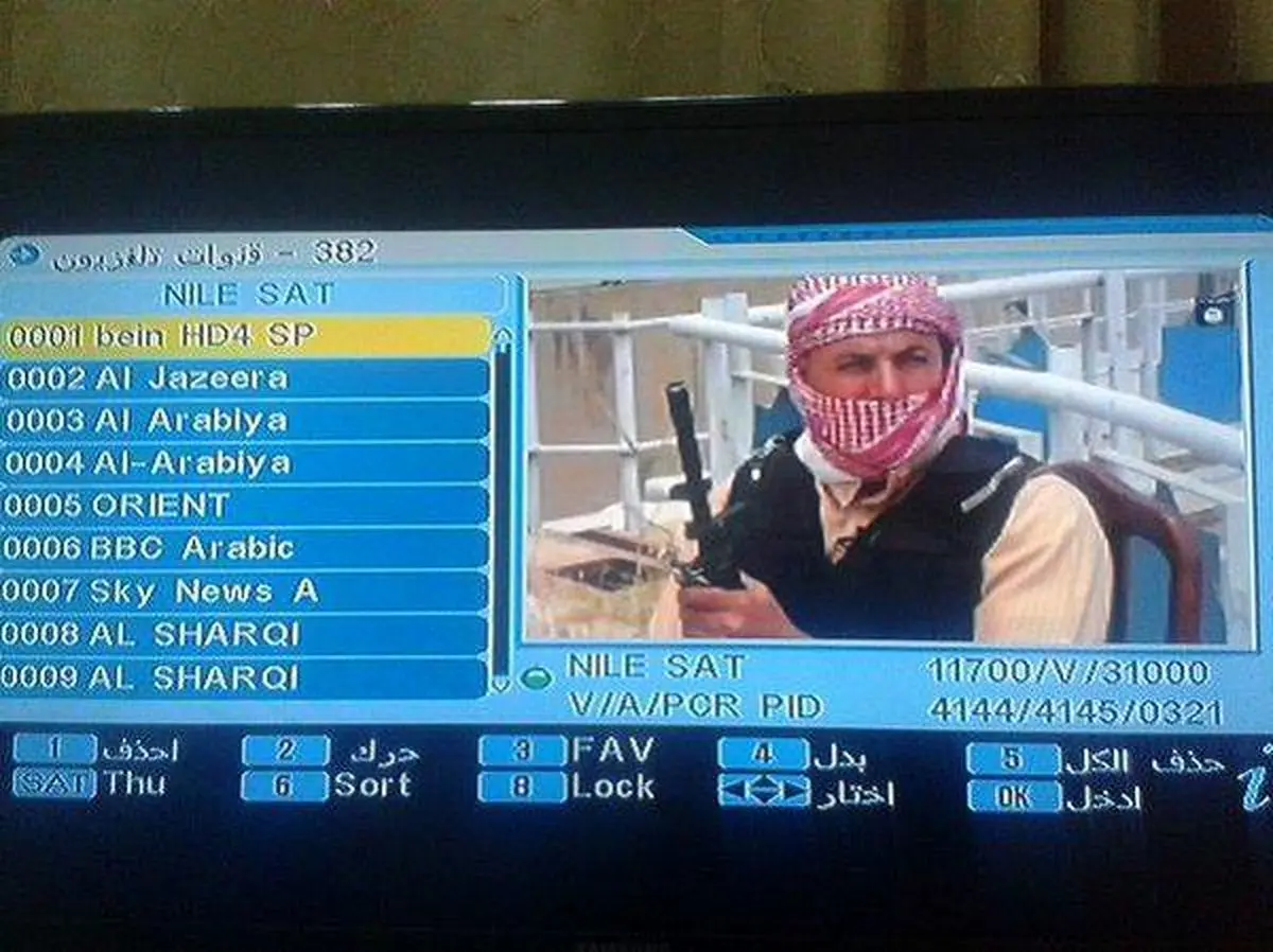 پخش شبکه «داعش» در نایل ست