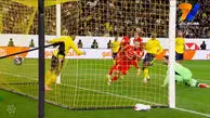 گل دوم القادسیه به النصر توسط ناندز