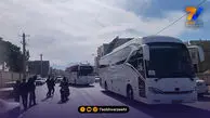 ورود بازیکنان استقلال به ورزشگاه شهید نصیری یزد