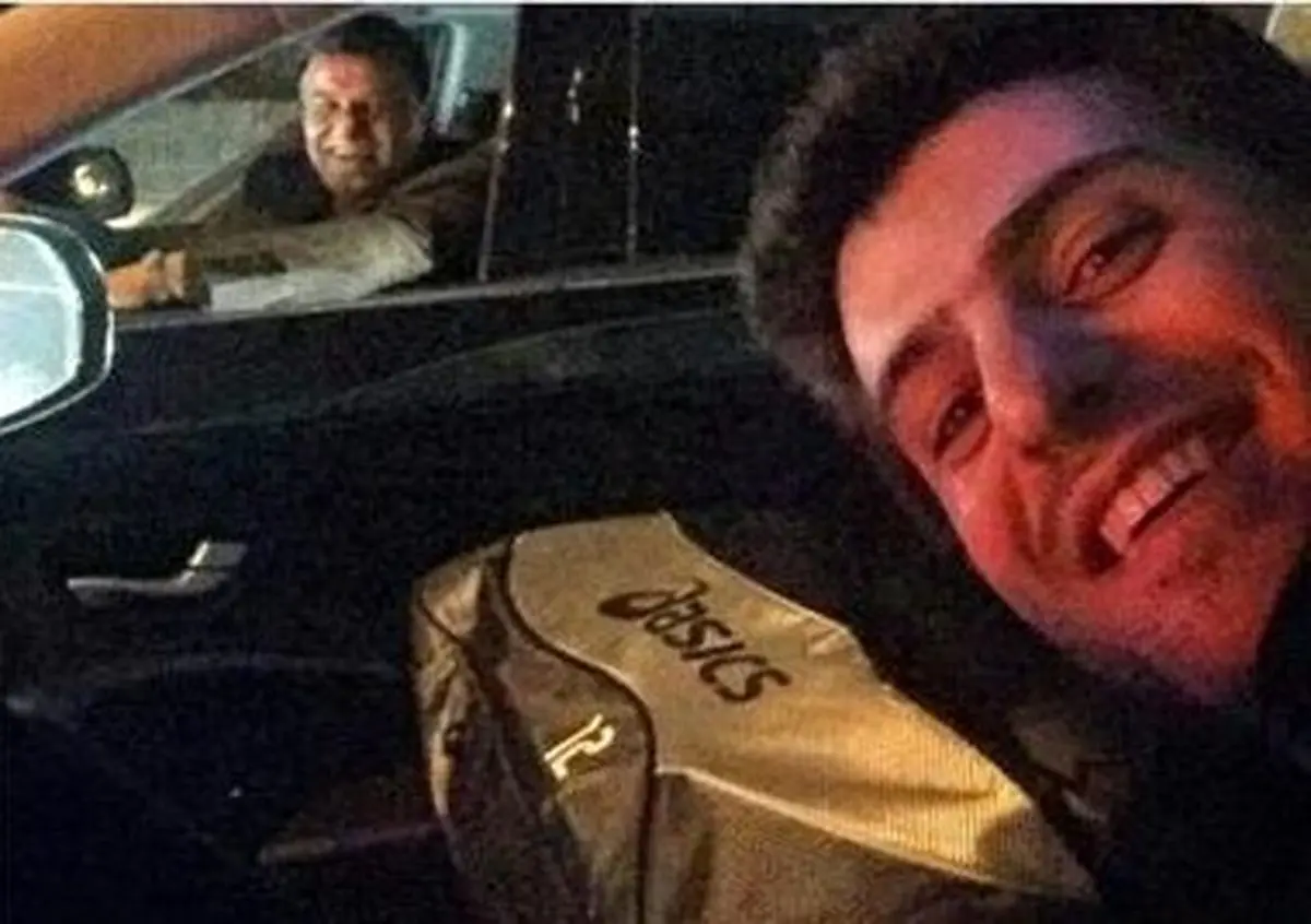 مظلومی و علی ضیا در یک قاب
