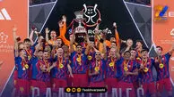 جشن قهرمانی بارسلونا در سوپر کاپ اسپانیا