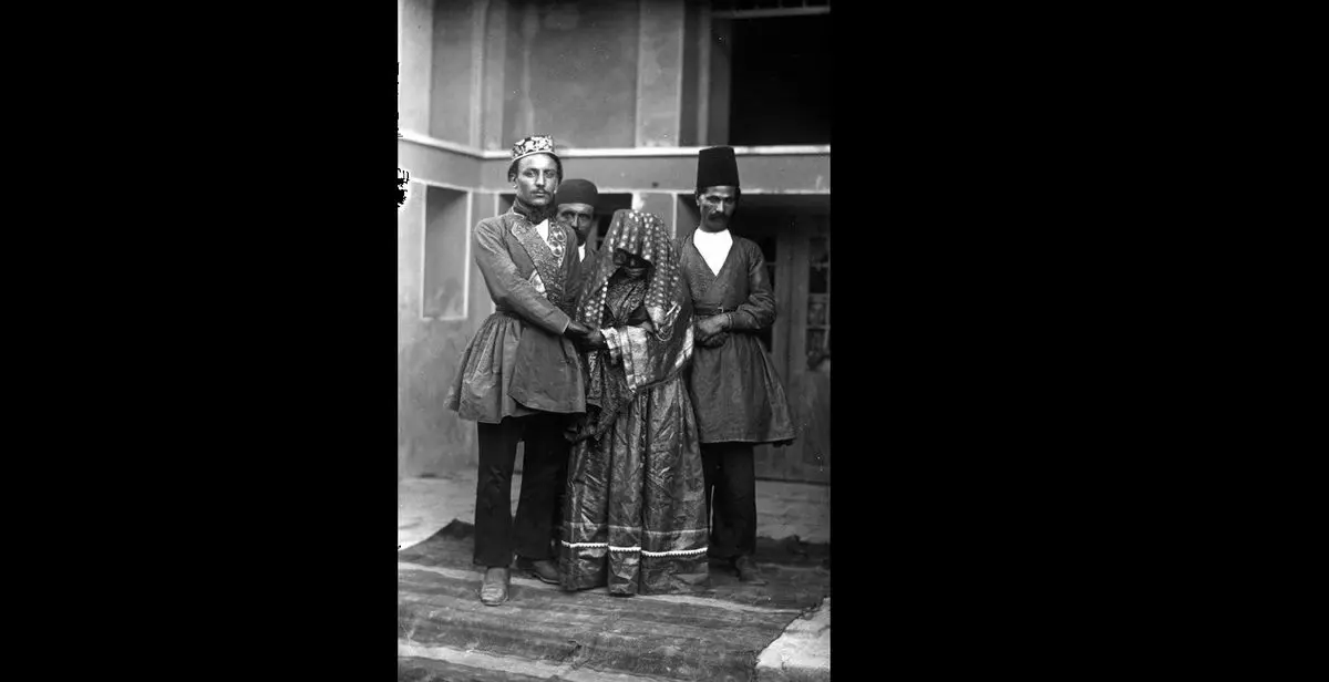عروس و داماد در دوره قاجار