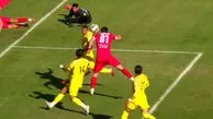 گل اول پرسپولیس به فجرسپاسی توسط شکاری