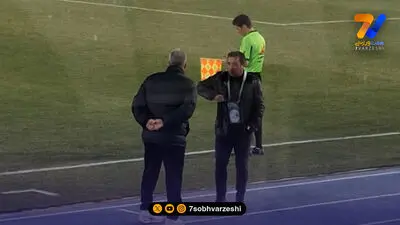 خداداد عزیزی به کمک داور؛ شجاع را با آرنج زدند!