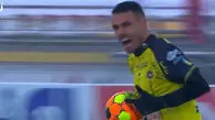 گل اول سپاهان به پرسپولیس با ضربه پنالتی ریکاردو آلوز