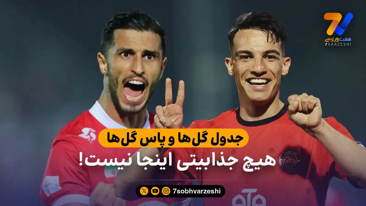 جدول گل‌ها و پاس گل‌ها؛ هیچ جذابیتی اینجا نیست!