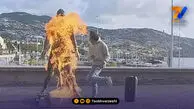 معرفی آتش زن مجسمه رونالدو به روانپزشک