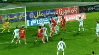 گل دوم فولاد به ملوان توسط محمد قریشی