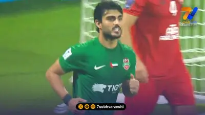  پاس پشت پای عزت اللهی ؛ گل دوم شباب الاهلی به حتا