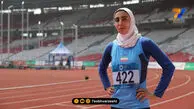 الهام کاکلی قهرمان دوومیدانی با استایل پلنگی