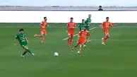 گل اول شباب الاهلی به عجمان با پاس سعید عزت اللهی