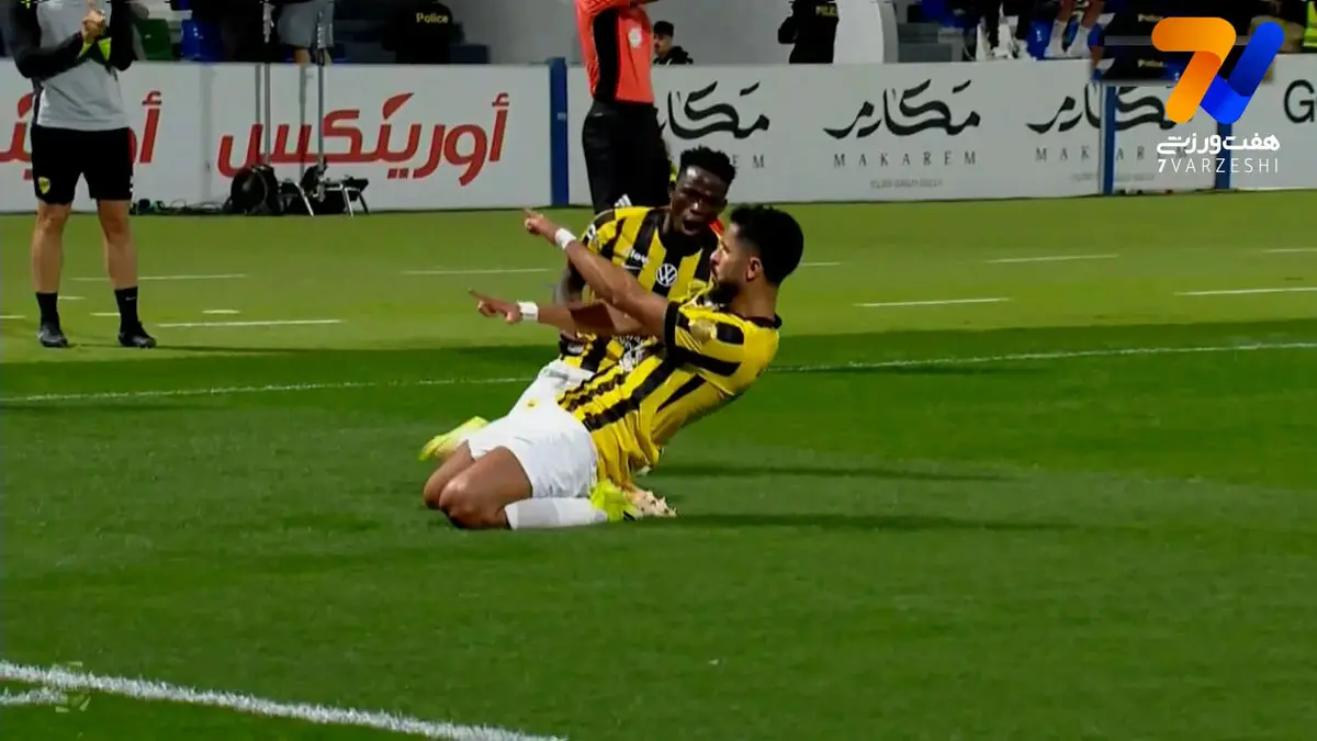 گل اول الاتحاد به الفتح توسط صالح الشهری
