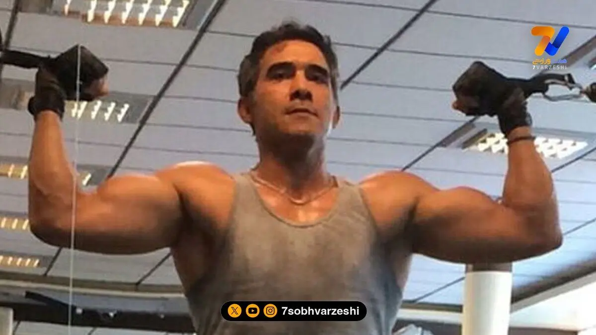 تمرینات سخت ورزشی احمدرضا عابدزاده در 57 سالگی