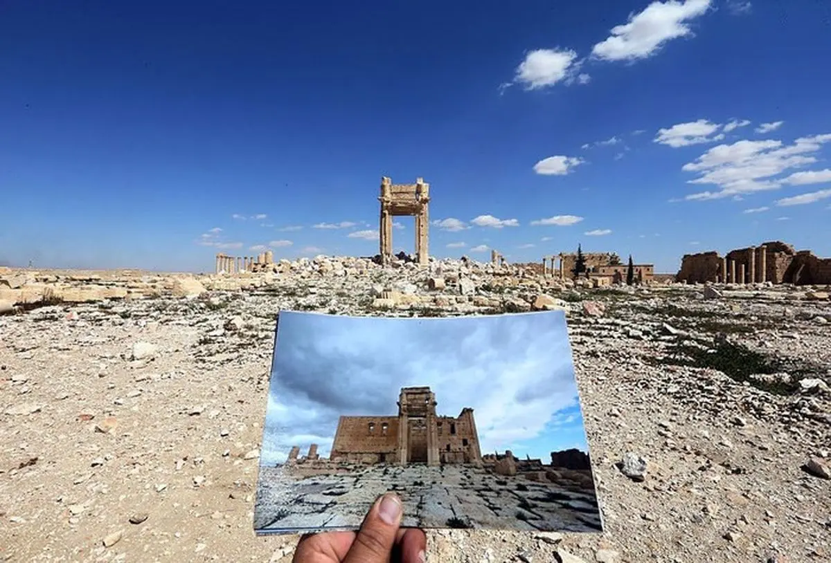 تماشا کنید/ آثار باستانی تدمر، قبل و بعد از داعش