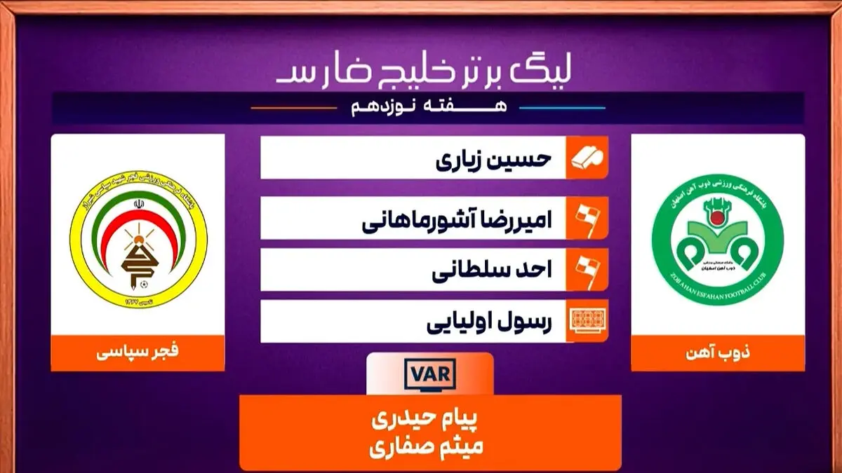 کارشناسی داوری ذوب آهن – فجرسپاسی