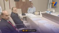 میرشاد ماجدی در بیمارستان سوانح سوختگی