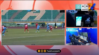 خطای سجاد مشهدی روی رفیعی و 10 نفره شدن چادرملو