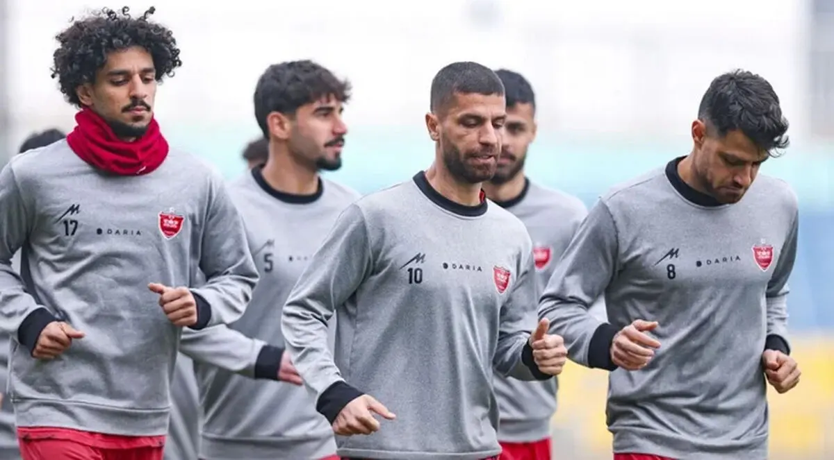 تمرینات سخت و طاقت فرسای پرسپولیس زیر بارون