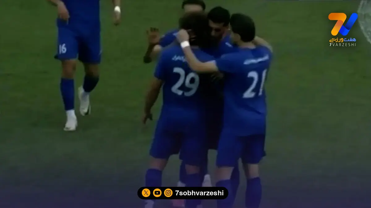 گل اول استقلال خوزستان به مس رفسنجان توسط قاسم لطیفی