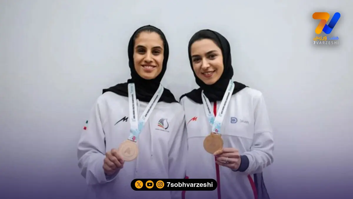 مدال برنز دو ۸۰۰ متر آسیا بر گردن دونده ایران
