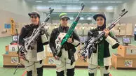 قهرمانی نجمه خدمتی در آخرین مرحله مسابقات آزاد تفنگ بادی زنان