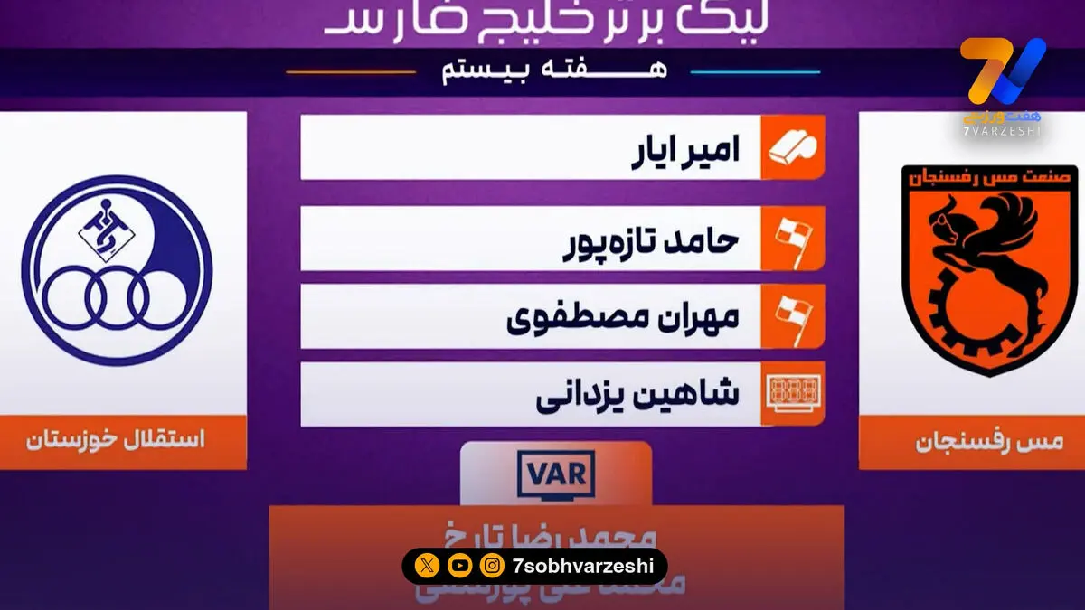 کارشناسی داوری مس رفسنجان – استقلال خوزستان