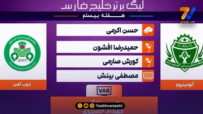 ذوب آهن پرچمدار فوتبال ایران در مراسم بدرقه آقای شهید