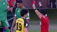 اخراج نورافکن با حرکت خطرناک در دیدار برابر الاهلی دوحه