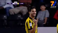 گل اول الاتحاد به السد توسط حسام عوار