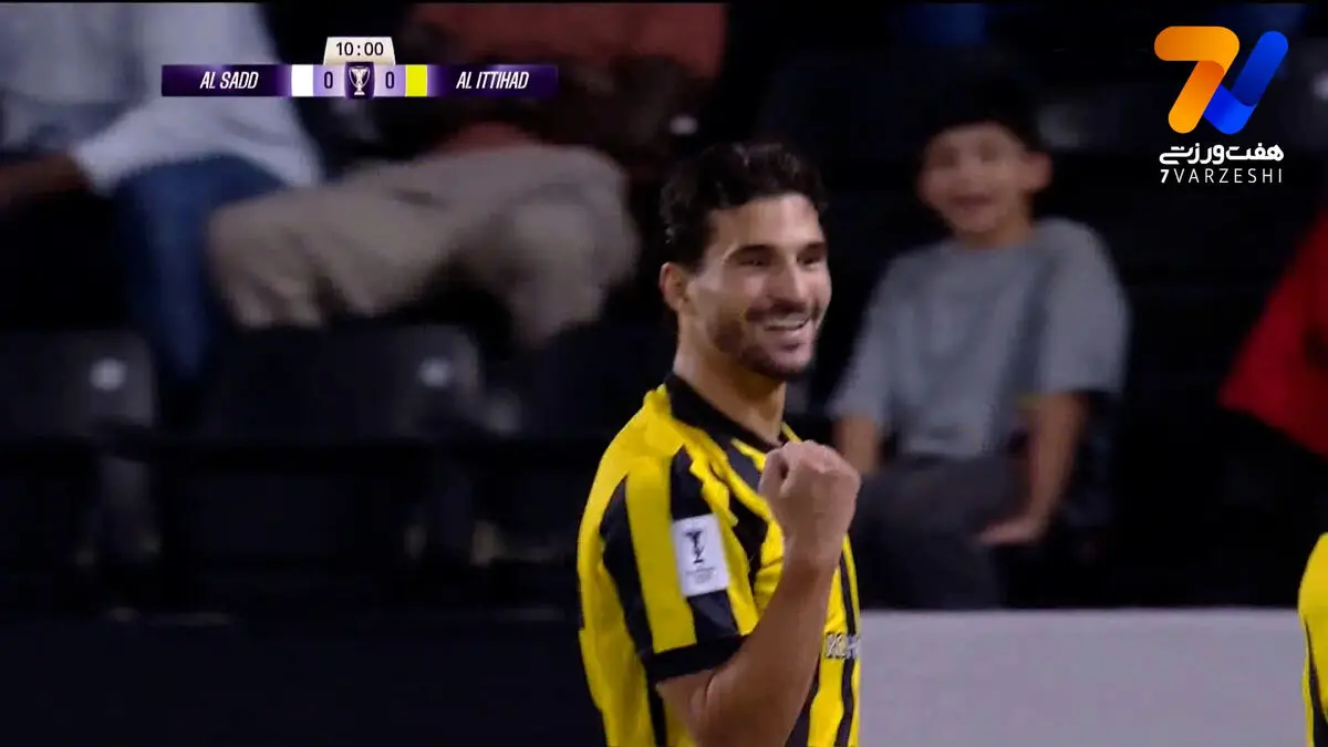 گل اول الاتحاد به السد توسط حسام عوار