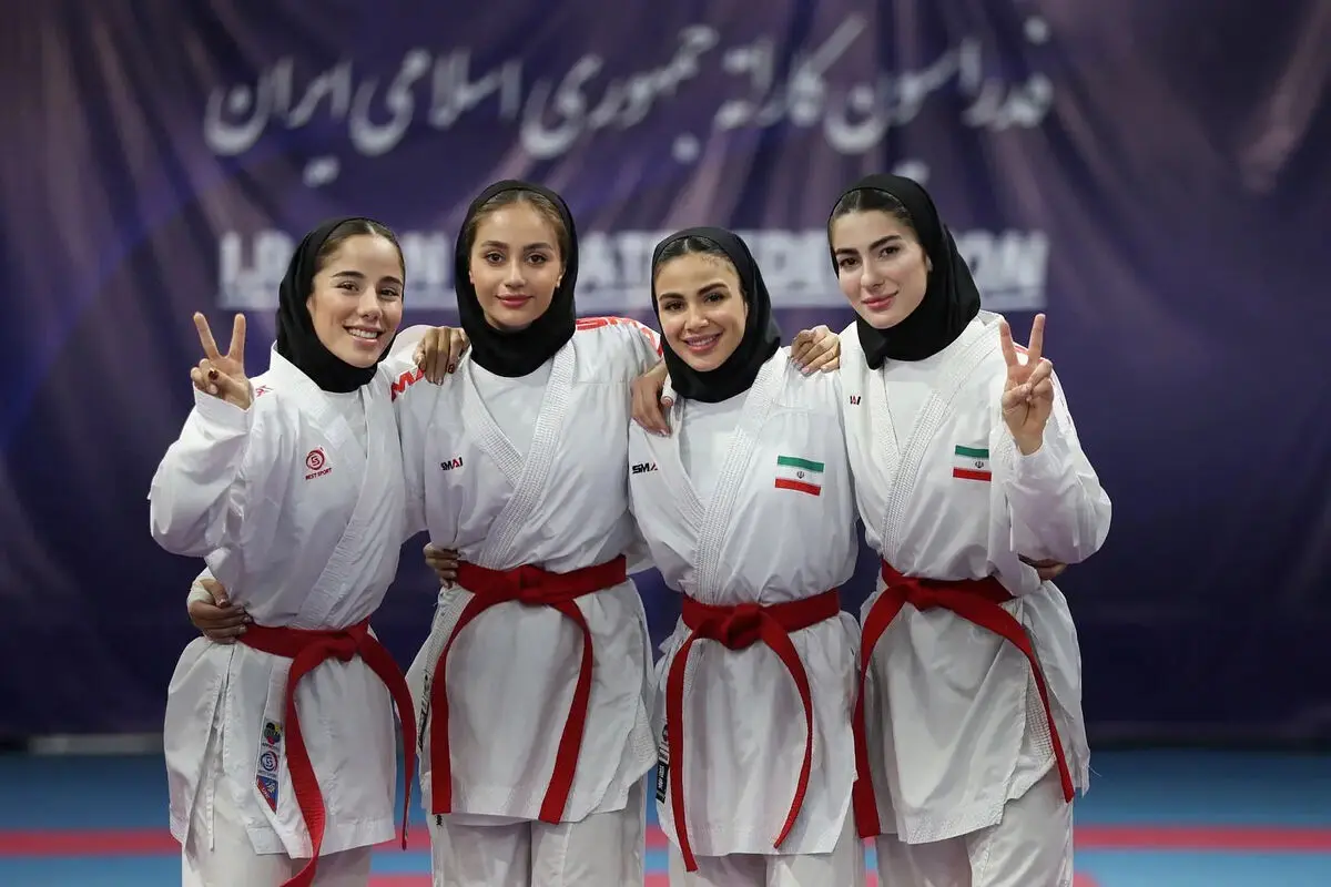 قاب ورزشی| سارا، مبینا و آتوسا؛ دختران کاراته ایران