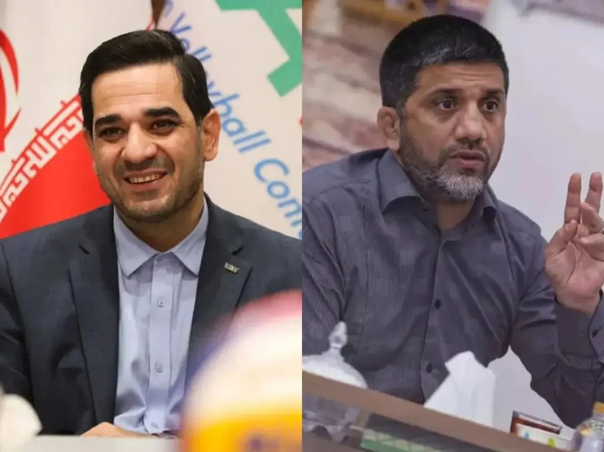 دوستی نزدیک روسای کشتی و والیبال