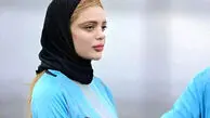 قاب ورزشی| مونا ثریابین با لباس ملوان بندر انزلی