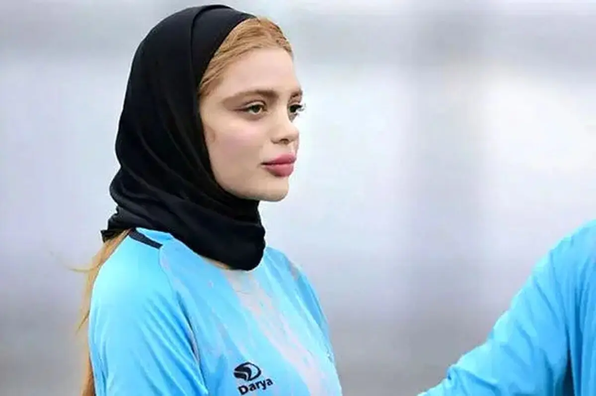 قاب ورزشی| مونا ثریابین با لباس ملوان بندر انزلی