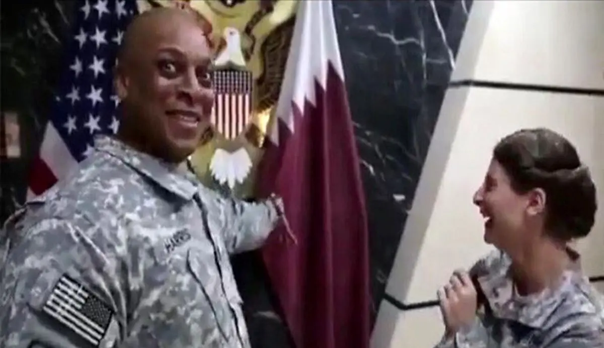 اعتراض قطر به آمریکا : فقط به پرچممان نخندید!