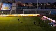 تمرین پیش از بازی فجری ها در تاریکی