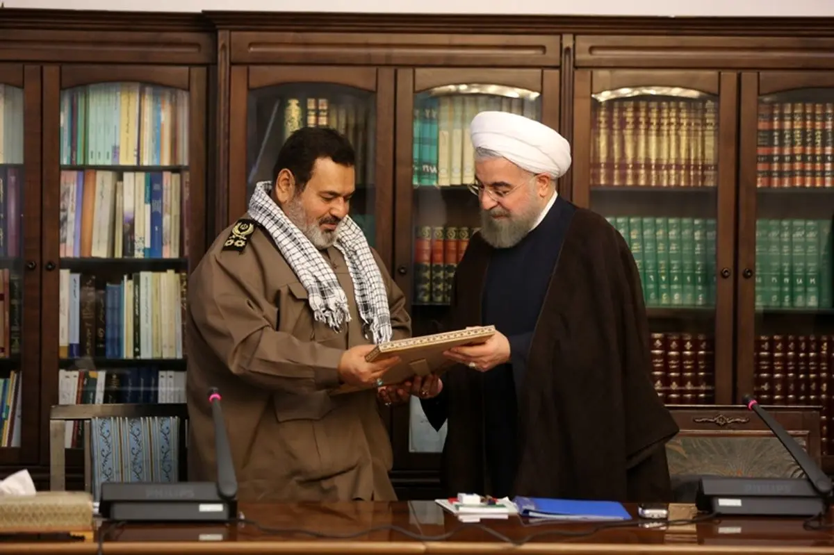 تقدیر روحانی از سرلشکر فیروزآبادی