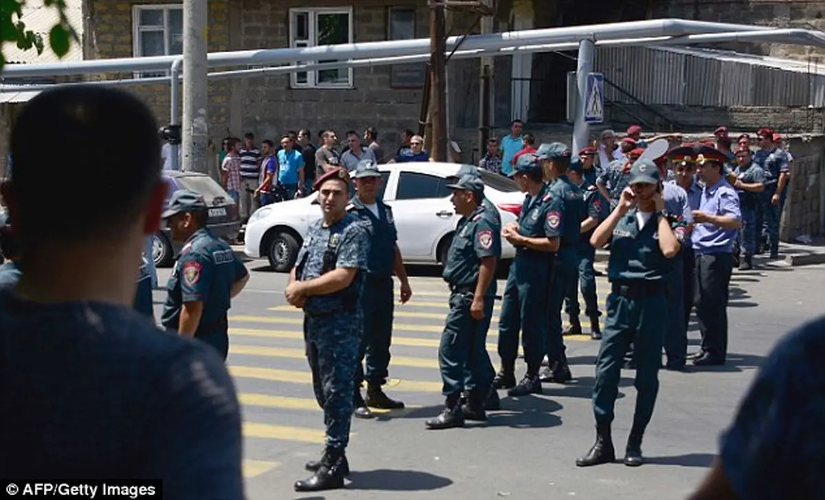 بازداشت گروگان گیران پاسگاه پلیس ایروان