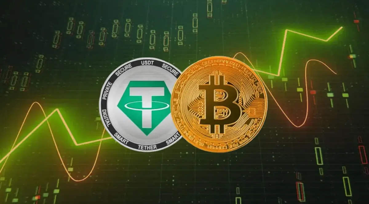 همبستگی منفی بیت‌کوین و تتر؛ آیا بازار ارزهای دیجیتال به صعود یا سقوط بزرگ نزدیک است؟