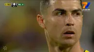 گل سوم النصر به النجمه توسط رونالدو