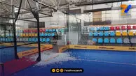 آسیب به زمین‌های پدل باشگاه انقلاب در پی حملات آمریکا و اسرائیل