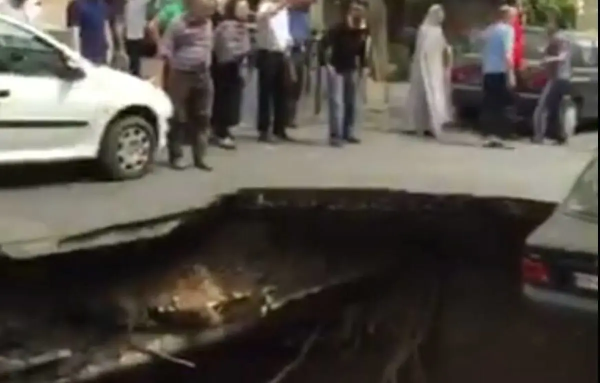 ویدئویی از حادثه مهیب فروریزش اتوبان ستاری + آخرین جزییات