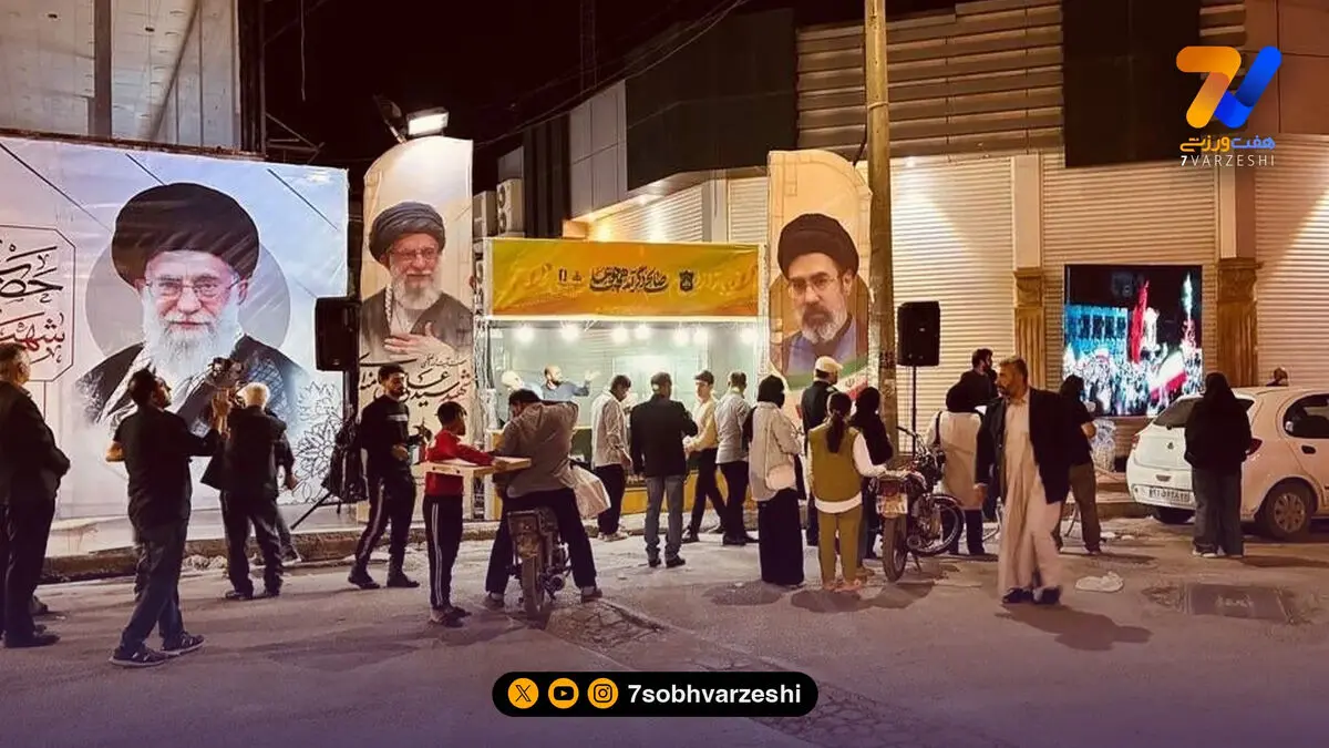 پرچم برزیل ایران در دفاع از وطن بالا ماند