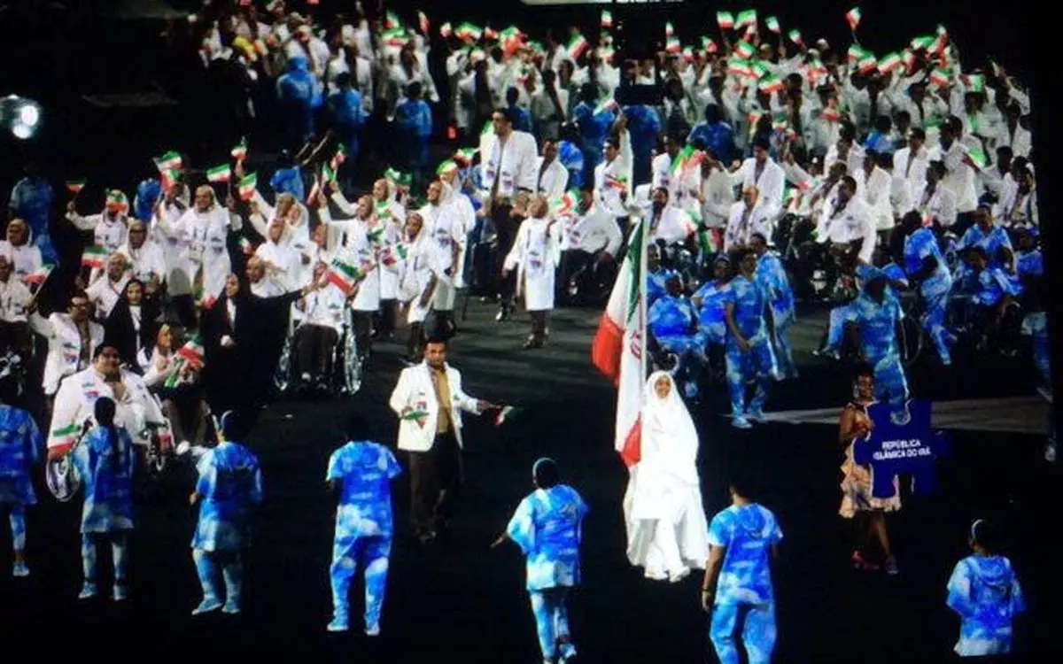 کاروان ایران در افتتاحیه پارالمپیک